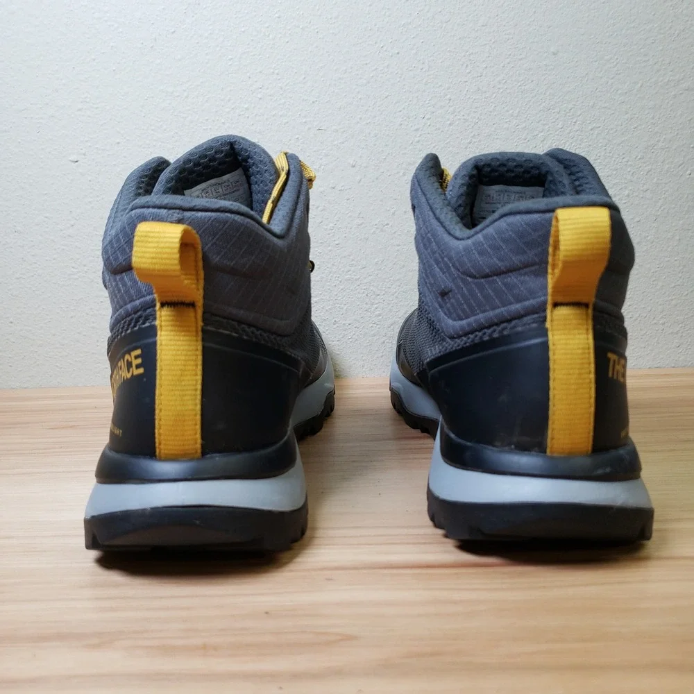The North Face Men's Size 10.5 Mid Hiking Shoes Gray Future Light EXTS Camping
